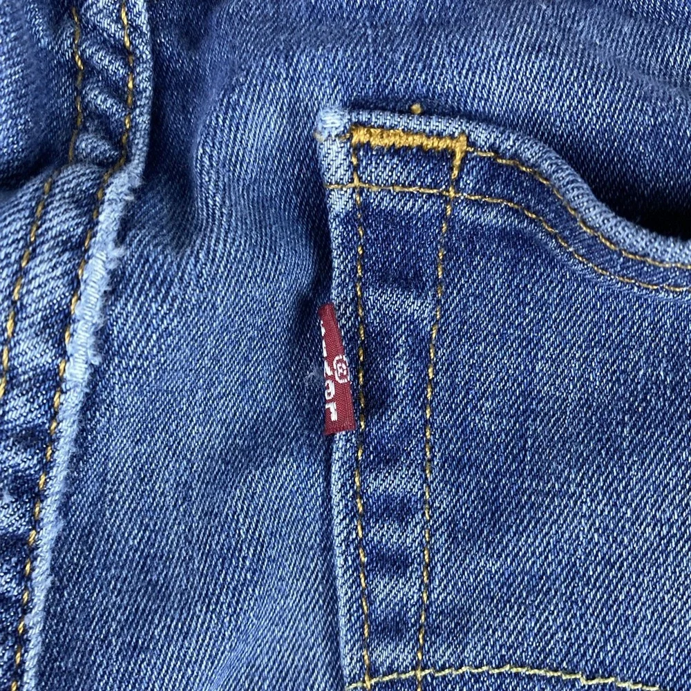 Levis 512 Jeans Mens‎ 34X27 Blue Medium Wash Slim Taper  Stretch